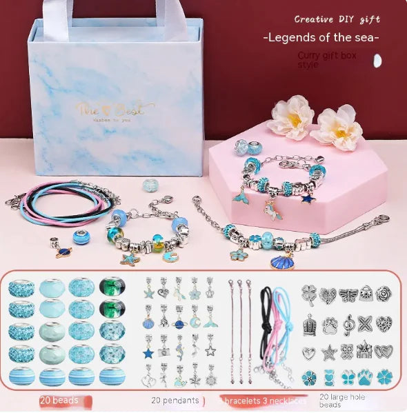 Children's Educational Handmade Diy Beaded Bracelet Suit WEM Support (www.WEM.support)