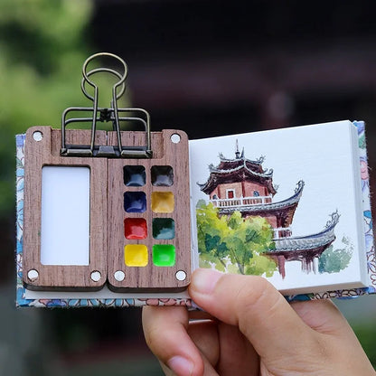 Mini Watercolor Painting Set WEM Support (www.WEM.support)