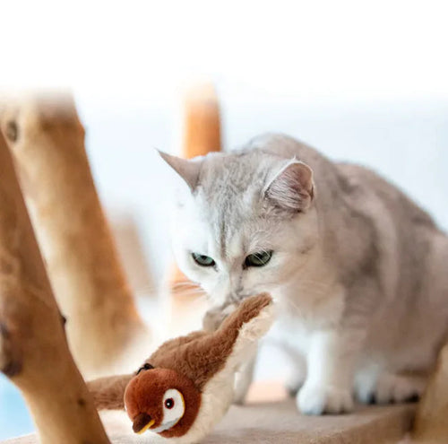 Electric Fish Bird Plush Toy WEM Support (www.WEM.support)