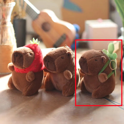 Cute Capabala Capybara Pendant Plush Toy WEM Support (www.WEM.support)