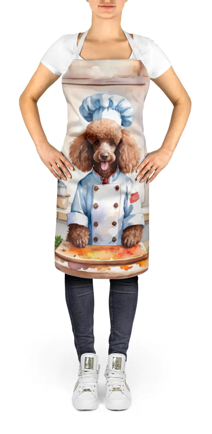 Chocolate Poodle The Chef Apron WEM Support (www.WEM.support)