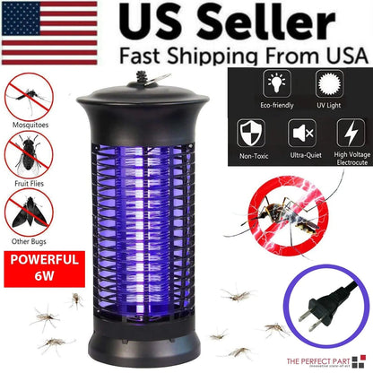Electric Fly Gnat Killer Lamp Pests Fly Insect Trap Mosquito Bug Zapper 4,000V WEM Support (www.WEM.support)
