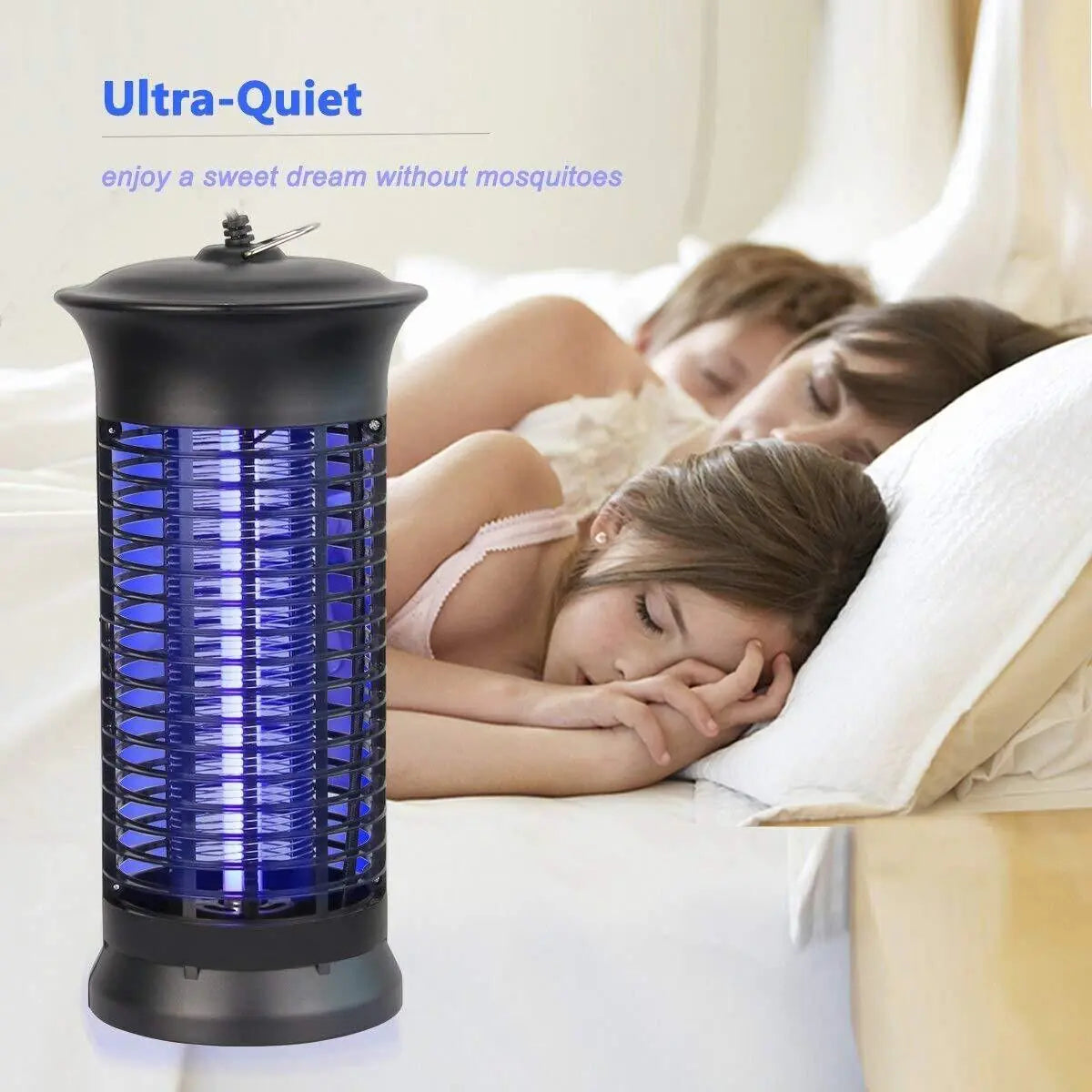 Electric Fly Gnat Killer Lamp Pests Fly Insect Trap Mosquito Bug Zapper 4,000V WEM Support (www.WEM.support)