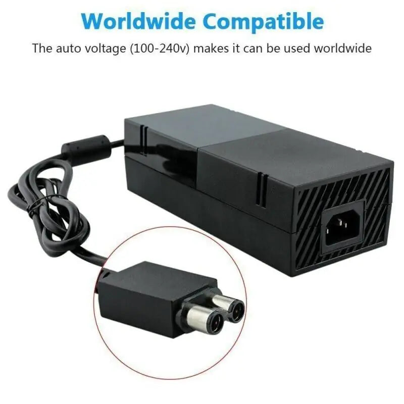 For Microsoft XBOX ONE Console AC Adapter Brick Charger Power Supply Cord Cable WEM Support (www.WEM.support)