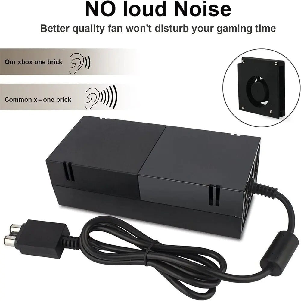 For Microsoft XBOX ONE Console AC Adapter Brick Charger Power Supply Cord Cable WEM Support (www.WEM.support)