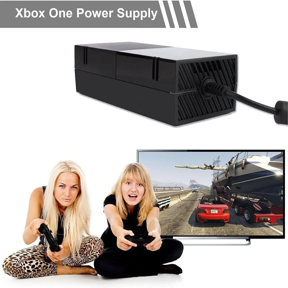 For Microsoft XBOX ONE Console AC Adapter Brick Charger Power Supply Cord Cable WEM Support (www.WEM.support)