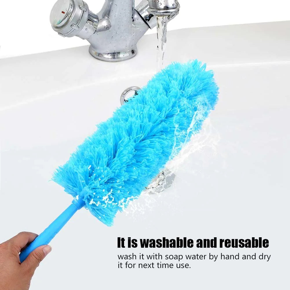 Microfiber Duster Cleaning Brush Dust Cleaner Bendable Handle Soft Ceiling Fan WEM Support (www.WEM.support)