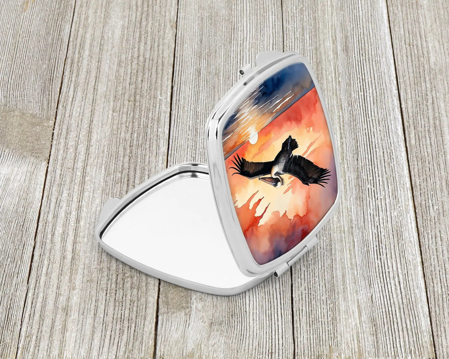 Pelican Fiery Sunset Compact Mirror WEM Support (www.WEM.support)