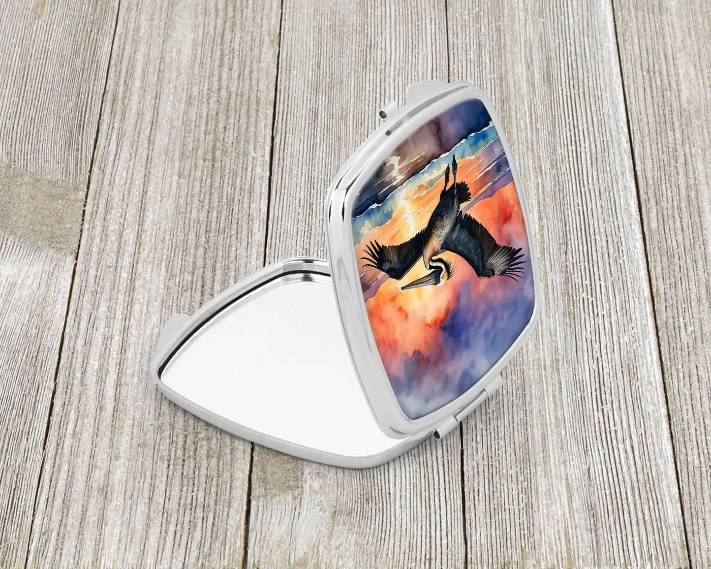 Pelican Fiery Sunset Compact Mirror WEM Support (www.WEM.support)