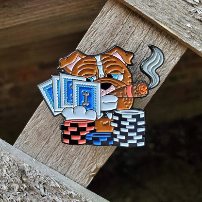Poker Dog Pin WEM Support (www.WEM.support)