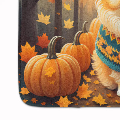 Pomeranian Fall Memory Foam Kitchen Mat WEM Support (www.WEM.support)