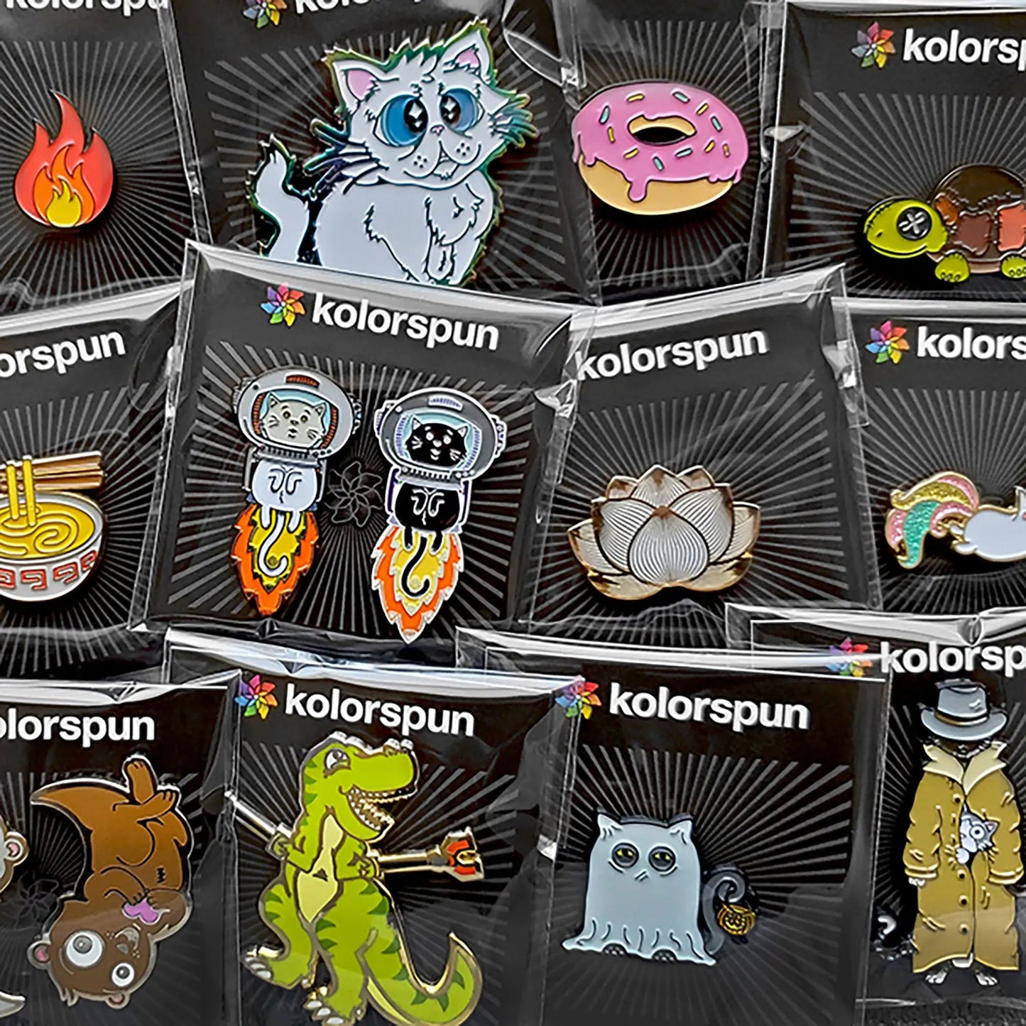 Raincoat Cat Pin WEM Support (www.WEM.support)