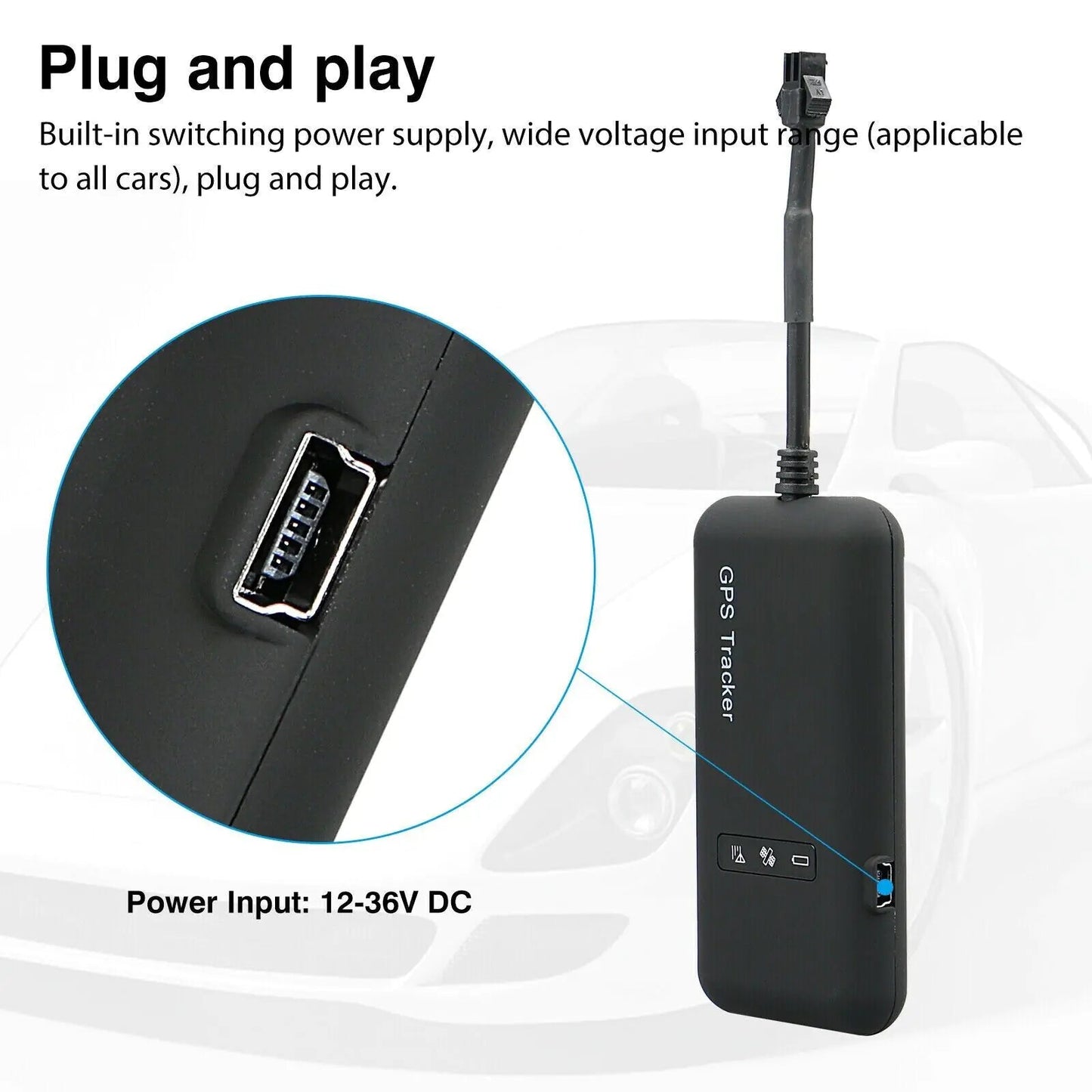 Real Time GPS Tracker Tracking Locator Device GPRS GSM Car/Motorcycle Anti Theft WEM Support (www.WEM.support)