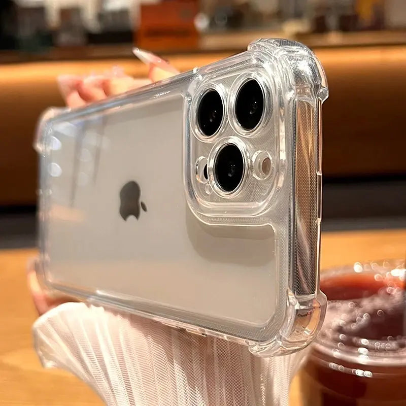 Transparent Shockproof Case for iPhone WEM Support (www.WEM.support)