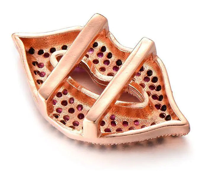 Colored Stones Lips Charm WEM Support (www.WEM.support)