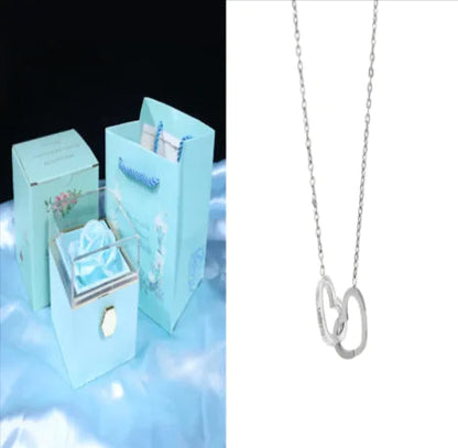 Personalized Double Heart Name Necklace – Customizable Two-Name Necklace for Women WEM Support (www.WEM.support)