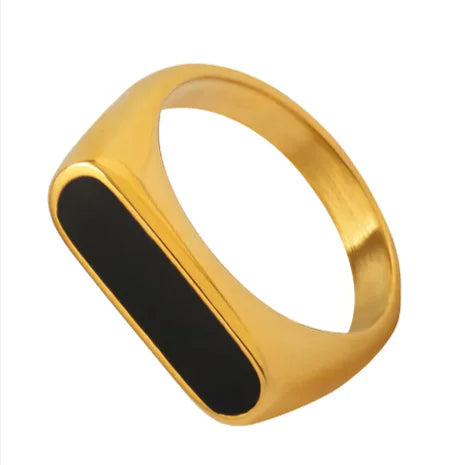 French Chic Geometric Acrylic Ring – Modern Fashion Statement WEM Support (www.WEM.support)