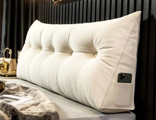Comfy Bedside Cushion Sofa Large Back WEM Support (www.WEM.support)