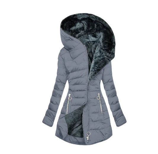 Cozy Plush Hooded Coat WEM Support (www.WEM.support)