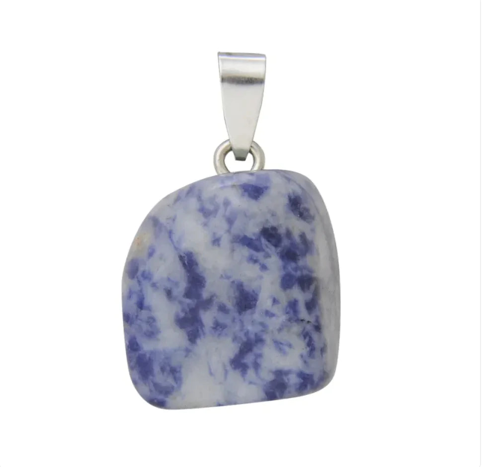 Natural Crystal Stone Pendant Necklace WEM Support (www.WEM.support)
