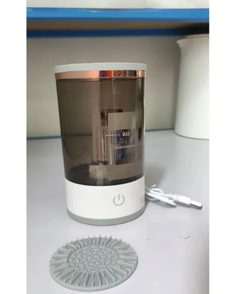 Electric Makeup Brush Cleaner with USB Charging WEM Support (www.WEM.support)