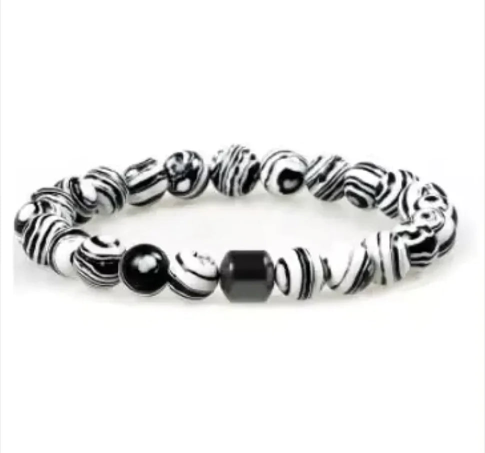 Natural Gemstone Beaded Bracelet WEM Support (www.WEM.support)