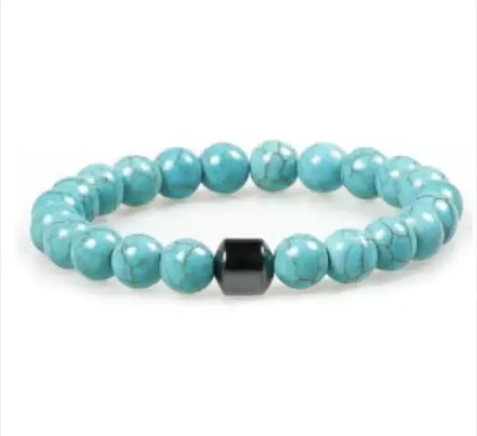 Natural Gemstone Beaded Bracelet WEM Support (www.WEM.support)