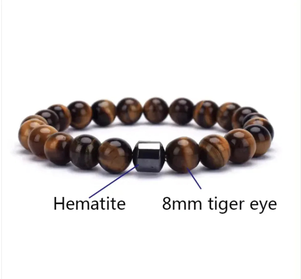 Natural Gemstone Beaded Bracelet WEM Support (www.WEM.support)