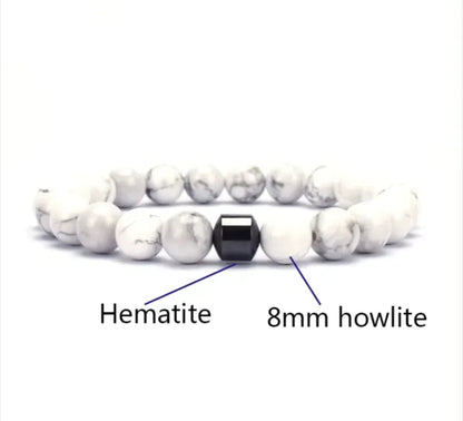 Natural Gemstone Beaded Bracelet WEM Support (www.WEM.support)
