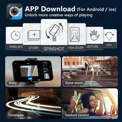Gimbal Stabilizer Selfie Stick Tripod WEM Support (www.WEM.support)