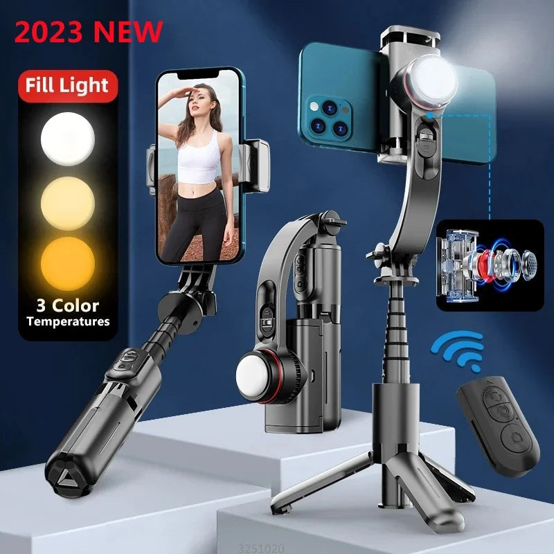 Gimbal Stabilizer Selfie Stick Tripod WEM Support (www.WEM.support)