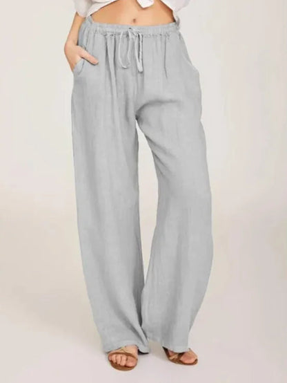 Casual Cotton Loose Pants WEM Support (www.WEM.support)
