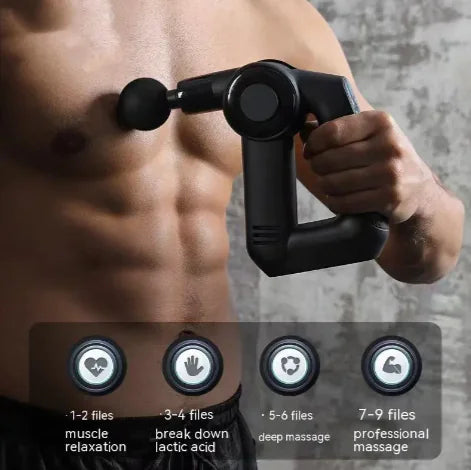 EliteEase Muscle Massager – Deep Tissue Relaxation Gun WEM Support (www.WEM.support)