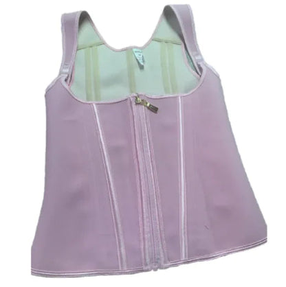 Elastic Mesh Slimming Corset with Zipper WEM Support (www.WEM.support)