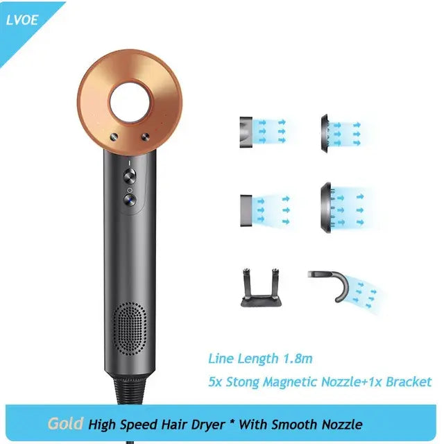 Electric Hair Dryer High Speed Blow WEM Support (www.WEM.support)