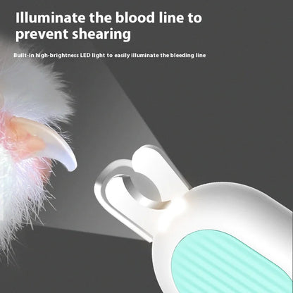 Professional Pet Nail Clippers with LED Light WEM Support (www.WEM.support)