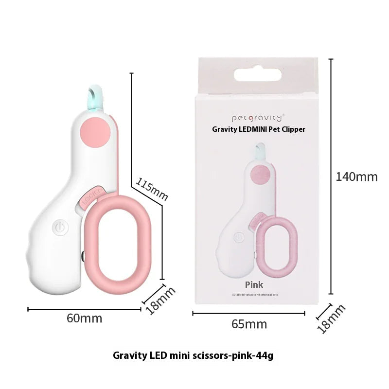 Professional Pet Nail Clippers with LED Light WEM Support (www.WEM.support)