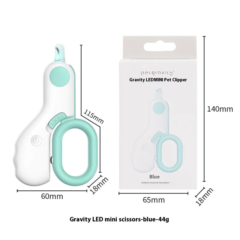 Professional Pet Nail Clippers with LED Light WEM Support (www.WEM.support)