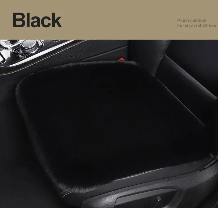 Car Seat Winter Plush Cushion WEM Support (www.WEM.support)