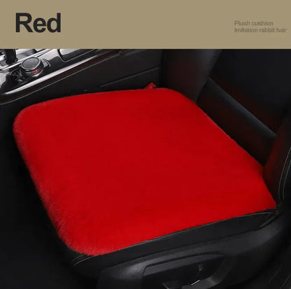 Car Seat Winter Plush Cushion WEM Support (www.WEM.support)