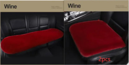 Car Seat Winter Plush Cushion WEM Support (www.WEM.support)