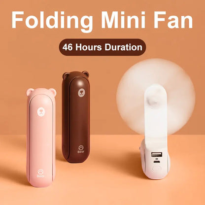 Cute Handheld Mini Fan WEM Support (www.WEM.support)