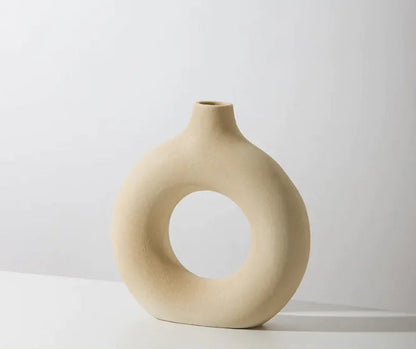 Frosted Biscuit Flower Vase WEM Support (www.WEM.support)