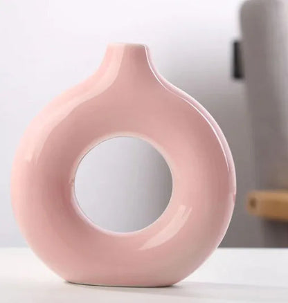 Frosted Biscuit Flower Vase WEM Support (www.WEM.support)