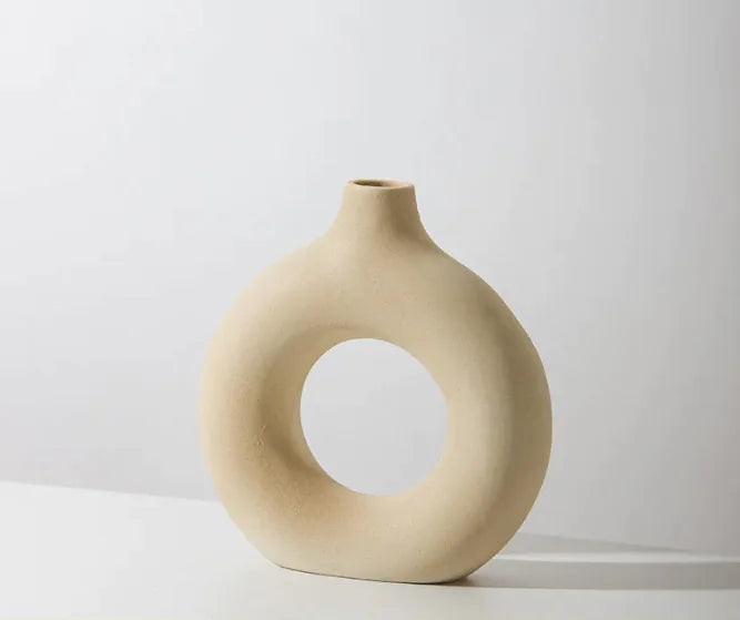 Frosted Biscuit Flower Vase WEM Support (www.WEM.support)