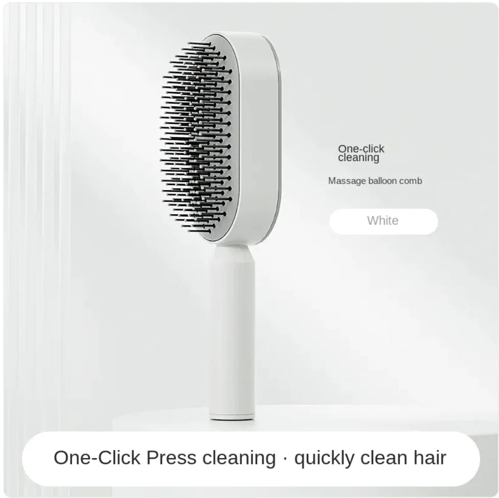 Women’s 3D Hair Growth Self-Cleaning Hair Brush WEM Support (www.WEM.support)