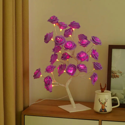 Rose Tree Lamp Decoration WEM Support (www.WEM.support)