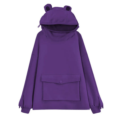 Frog Hooded Lazy Coat Jacket WEM Support (www.WEM.support)