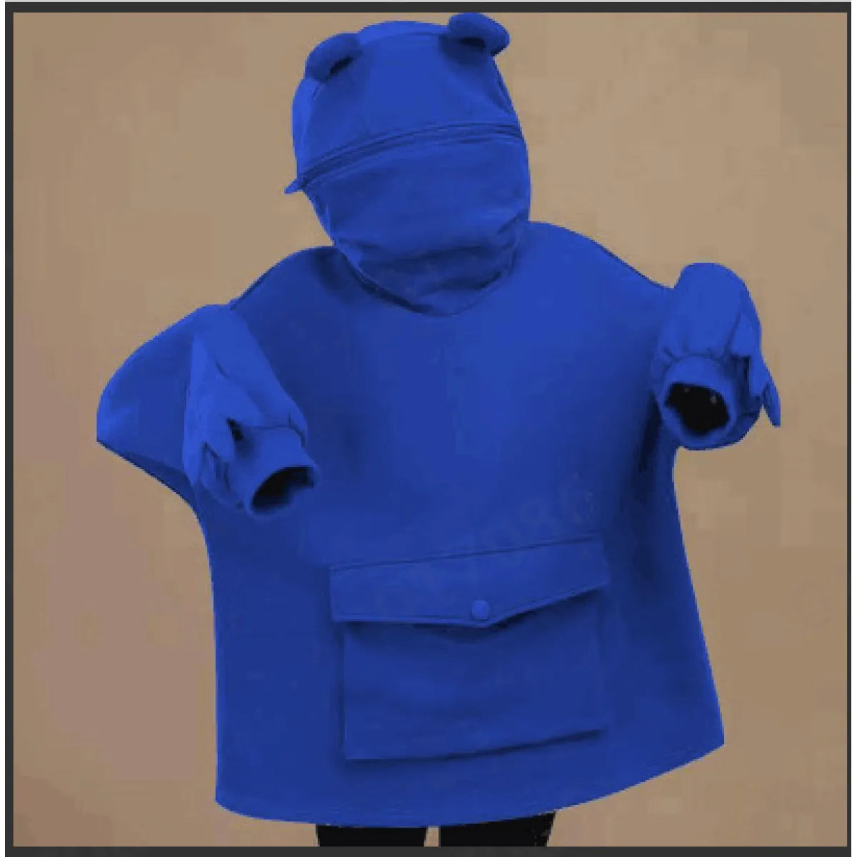 Frog Hooded Lazy Coat Jacket WEM Support (www.WEM.support)