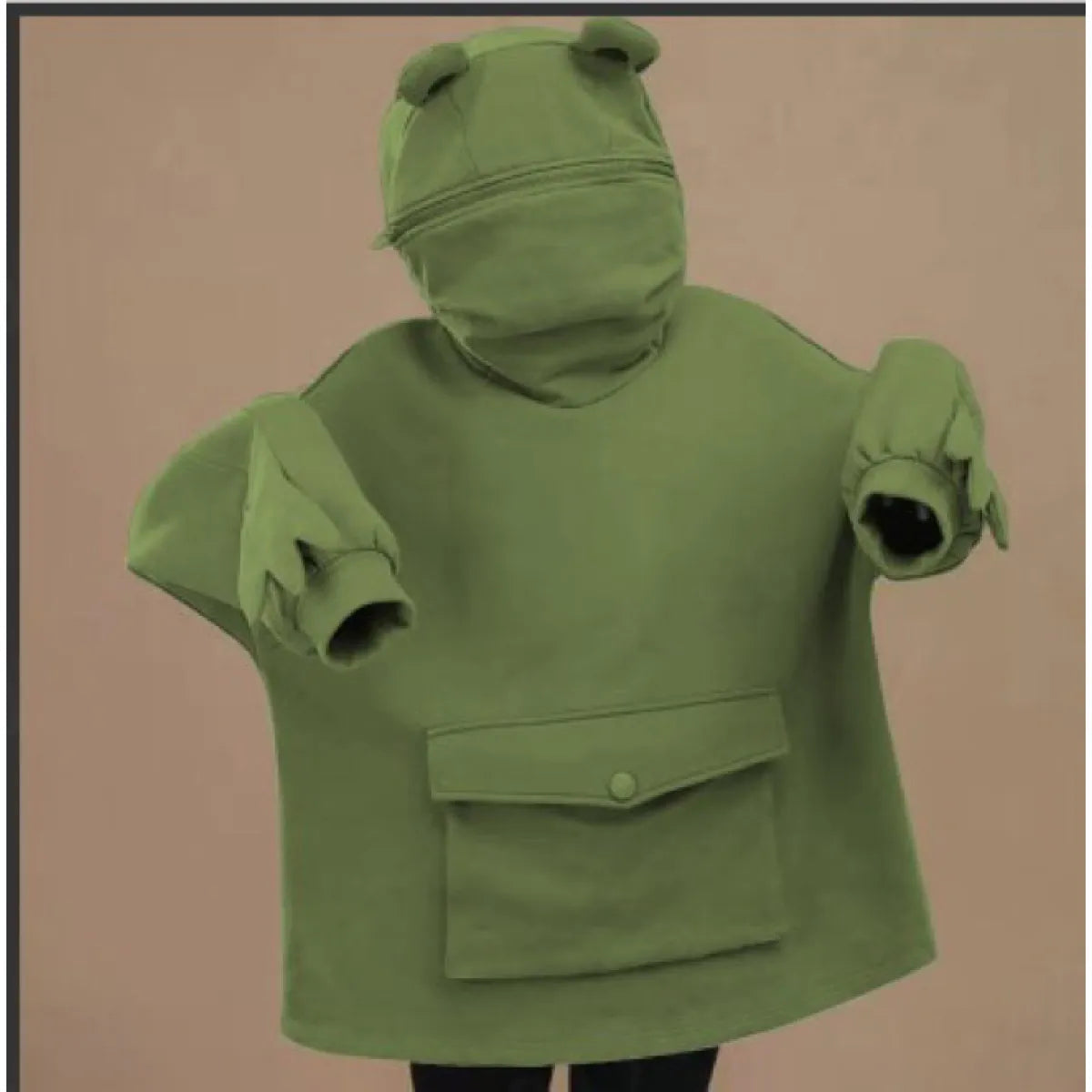 Frog Hooded Lazy Coat Jacket WEM Support (www.WEM.support)